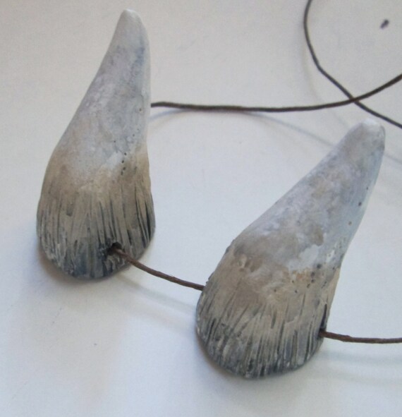 Handmade costume horns lightweight tiny horns resin wild