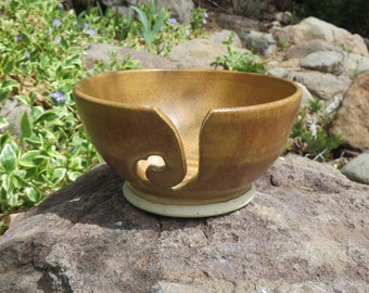 Yarn Bowl, Knitting Bowl, Ceramic Yarn Bowl, Wheel Thrown Yarn Bowl, Wheel Thrown Pottery