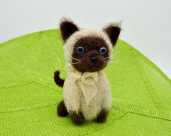 Siamese Cat Crochet Pattern, Crochet Kitten Pattern, Crochet Cat
