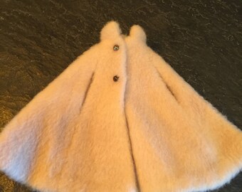 Barbie faux fur cape - vintage