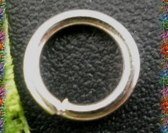 400 rings 6 mm x 1 mm silver dot or Matt silver