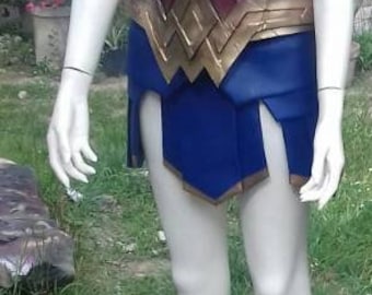 Wonder Woman ispired costume cosplay ( bodice and skirt)