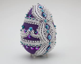 Easter decoration, lace, ornaments eggs.