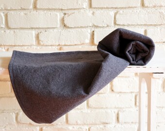 Dark Gray Herringbone Flannel Baby Blanket - Receiving Blanket - Crib Blanket - Nursing Blanket - Baby Shower Gift under 25