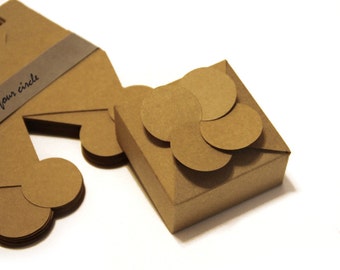 Set of 50, Kraft Gift Box, Favor, Gift, Party
