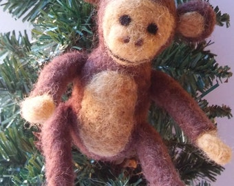 Needle Felted Monkey