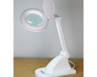 1 Large Loupe Magnifier Magnifying glass Desk Table Lamp Light Tool for jewelry work electronics craft repairs reading painting jewelers