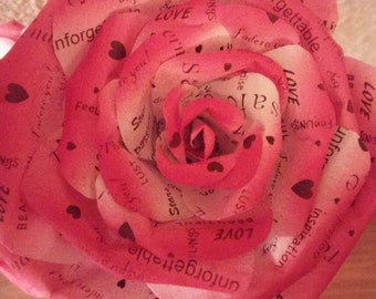 Words of Love Flower - Template