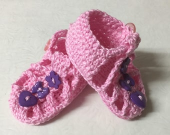 Crochet Baby Girl Sandals