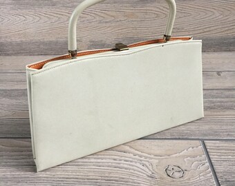 Joseph Magnin Tan Top Handle Purse