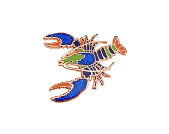 SECONDS SALE Mr. Bisque Lobster Enamel Pin