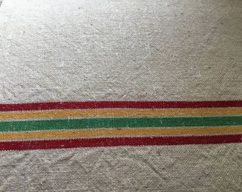 A vintage French Heavy Linen Kitchen Tea Towels.