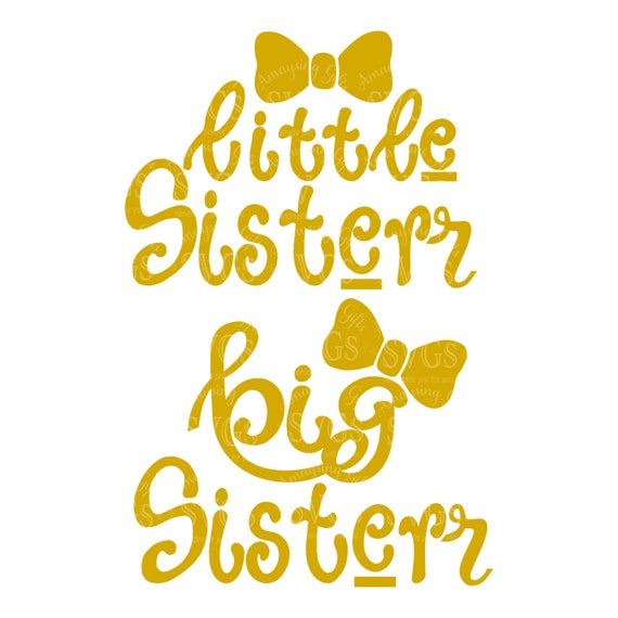 Download SVG Little Sister Big Sister New Baby SVG Onesie svg