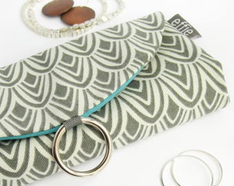 Travel Gifts for Women. Charcoal + Teal Jewelry Travel Organizer. Earring Organizer. Bridesmaid Gift. Travel Jewelry Holder. Travel Case