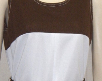 Vintage 1970's Flutterbye A Line Dress Medium Large