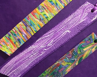 3 Polymer Clay Bookmarks for "bz93q5"
