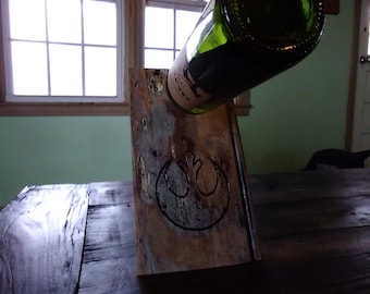Star Wars themed balancing wine holder