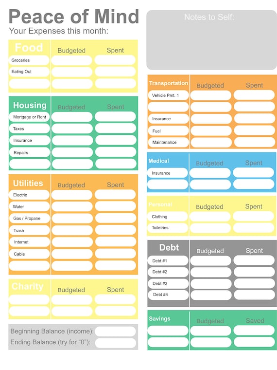 printable budget home budget worksheet colorful budget form how to do a home budget worksheet