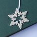 Snowflake Ornament - Christmas Decorations - Stocking Filler - Christmas tree decorations - Christmas tree ornaments - xmas decoration