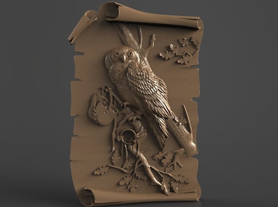 3d STL Model for CNC Router Engraver Carving Machine Relief