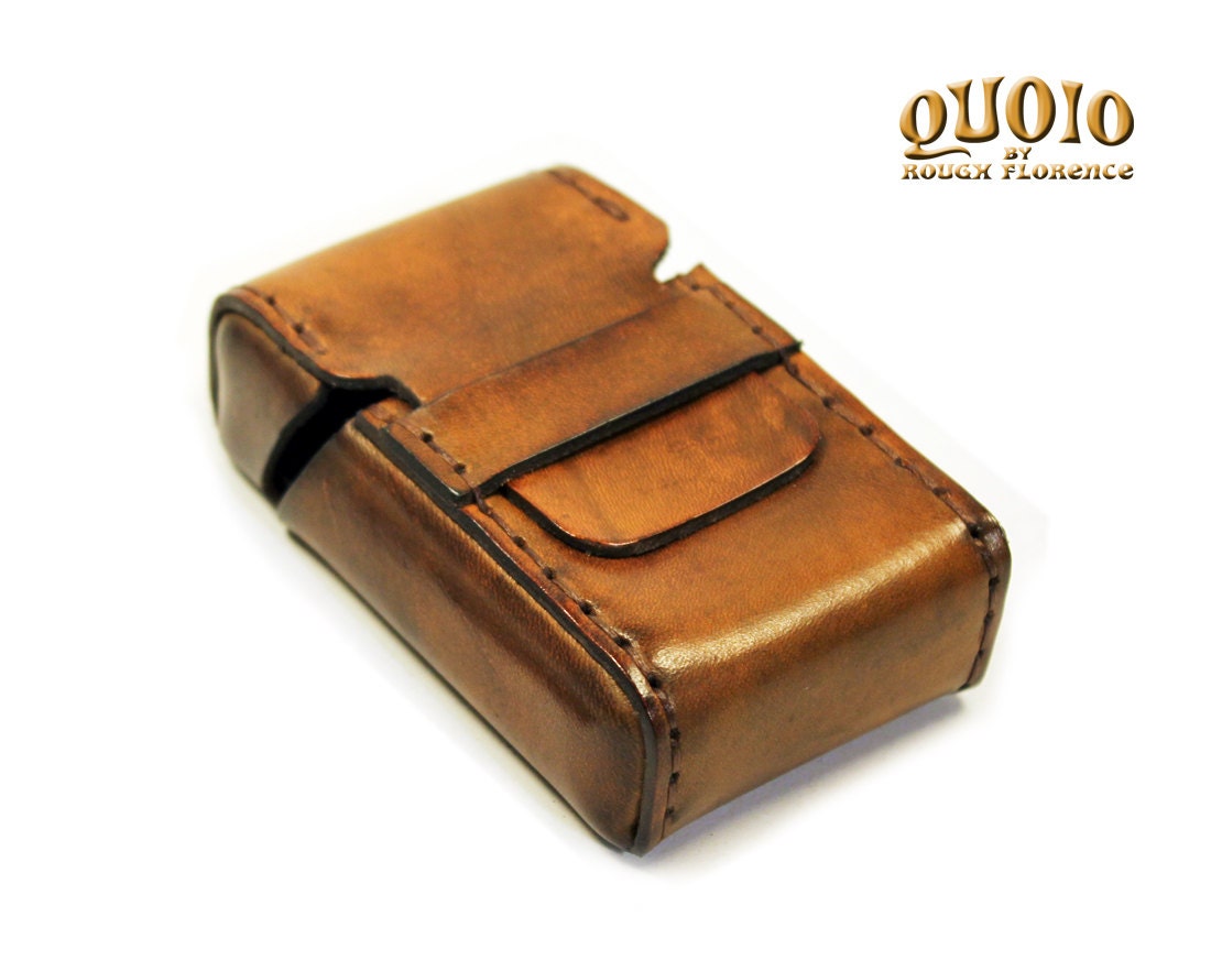 Vintage 100s Slim Portasigarette Borsa Portasigarette In Pelle Fatta A Mano Fascino Classico Accessori Per Fumatori Da Uomo Regali Fini  15 - 13