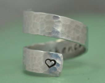 Sister Gift / Sister Rings / Gifts for sisters / Sisters by chance friends by choice / Stocking stuffer / gifts under 20 / sister gift ideas