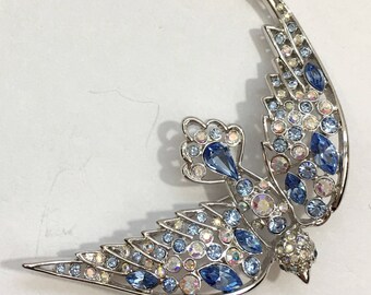 Nolan Miller Bluebird Brooch