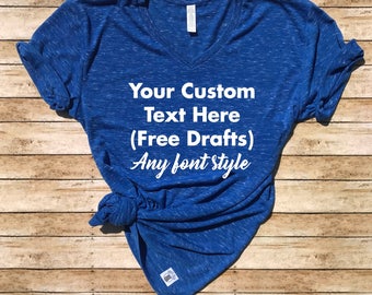 custom t shirts etsy