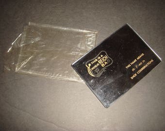 Vintage Advertising Mirror Nicolas Reich Handbag. Purse Mirror. Advertising Pocket Mirror