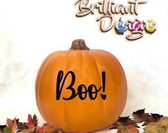 Pumpkin decal,Boo sticker,Halloween Decal,Halloween decor,Halloween sticker,sticker,pumpkin sticker,jack o lantern,Halloween party decor