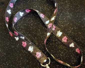 Gentleman Octopus Tea Time Lanyard