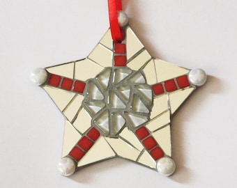Handmade Mosaic Star Ornament