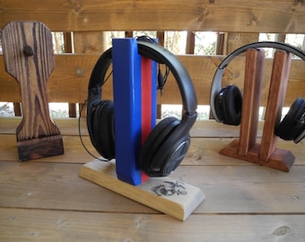 WoodyTunes Marine Corps Themed Headphone Stand