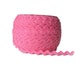 Pink RicRac. Pink Ric Rac Trim. 1/2" Pink Ric Rac. Scalloped Pink Trim. Pink Embellishmnent. Pink Wavy Trim. 5 YARDS