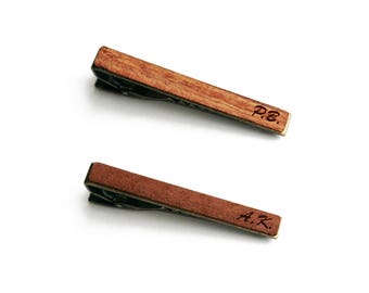 Tie clip personalize, Personalized Tie Clip, Personalized Gifts for Him, Custom Tie Clip, personalized tie bar, Custom Tie Bar wood tie clip