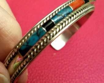 vintage Navajo Yazzie cuff bracelet