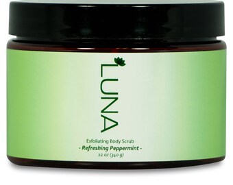 Luna Peppermint Exfoliating Body Scrub