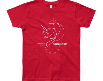 Boy's UNIKORR Recruit Tee (white print)
