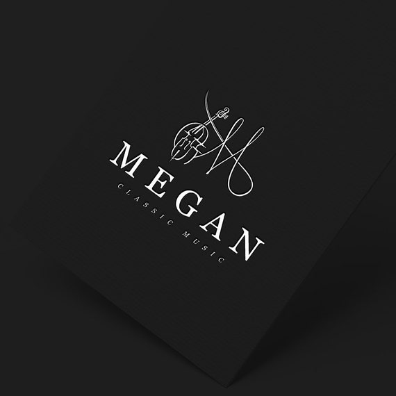 OOAK Logo, Instrument Logo, Singer Logo, Music Logo, Musical Logo, Musician Logo, Custom Boutique Logo, Artist Logo, Band Logo, Retro Logo