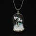 Glass ball pendant "Frozen Forest"