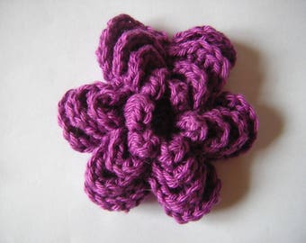 big rosette flower purple