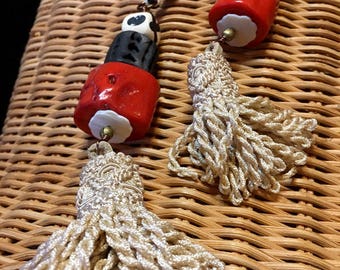 Textile Neckpiece OOAK Travel-Ready