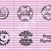 Ramadan Kareem Eid Mubarak cookie stencils SL20162