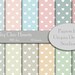 Digital Paper Pack - Shabby Chic Hearts