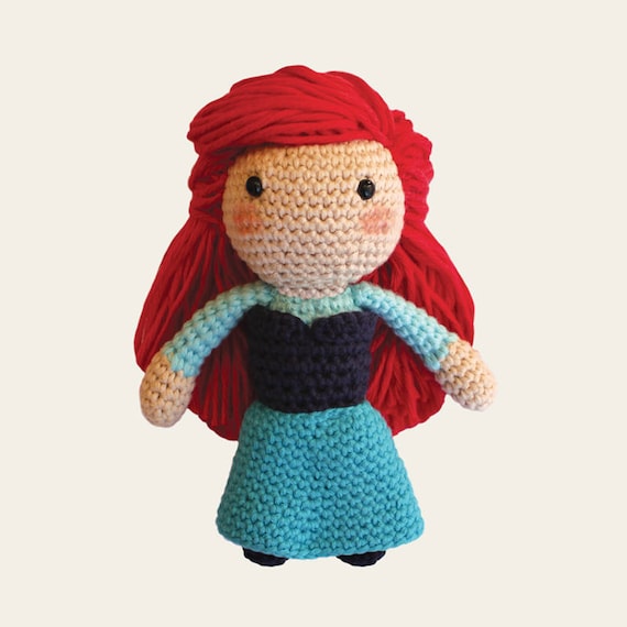 Ariel Girl - Disney Princess. Amigurumi Pattern PDF.