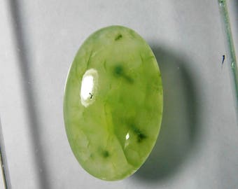 Rare- Natural Prehnite Cabochon,Hand polished Prehnite Loose Gemstone, Prehnite Gemstone, Beautiful- Prehnite loose stone 60 Cts. R-2117