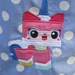 Lego UniKitty Dress Lego Kitty Light Blue with White Dots