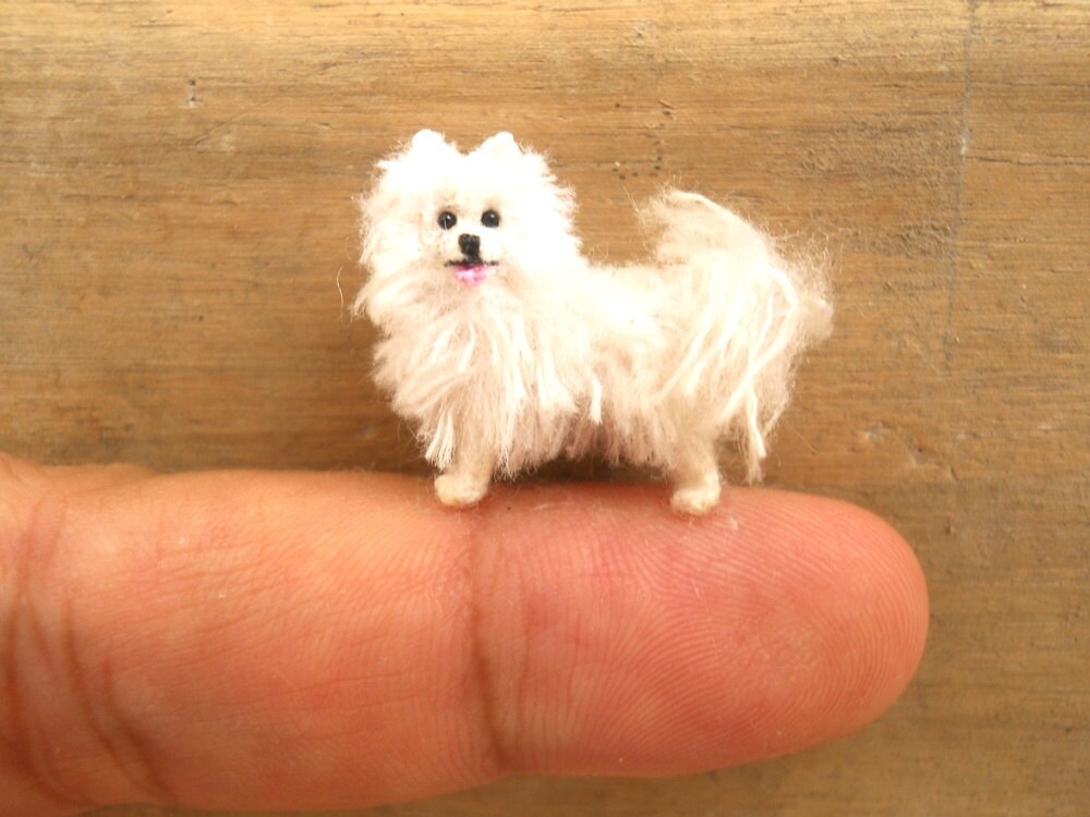 white pomeranian stuffed animal