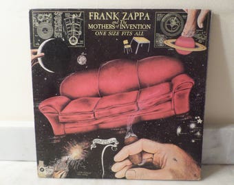 Vintage 1975 Vinyl LP Record One Size Fits All Frank Zappa Mothers of Invention Excellent Condition 14655