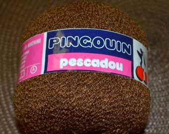 Vintage Pingouin Pescadou Yarn Cocoa